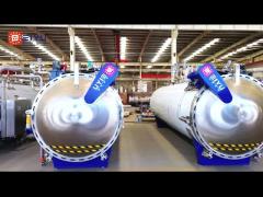 03-21 Customized autoclave for pet food production line for a European customer