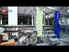 Sleeve labeling machine for 18,000BPH beverage aseptic line