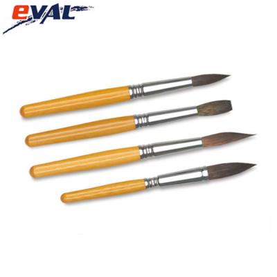 China The Best Set Brush for Painting EVAL Unique Artist Brush Squirrel High Quality Hair for sale