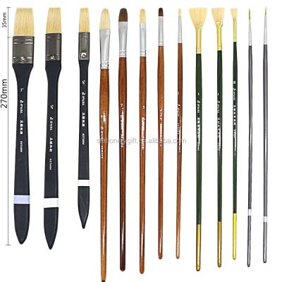 China 13pcs Oil Painting Brush Set Acrylic Oil Painting Art Brush Set with Different Designs for sale