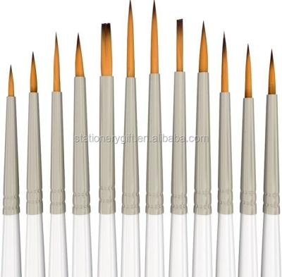 China #000 Nylon Fine Detail Artist Brush Long Hair Liner Brush for sale