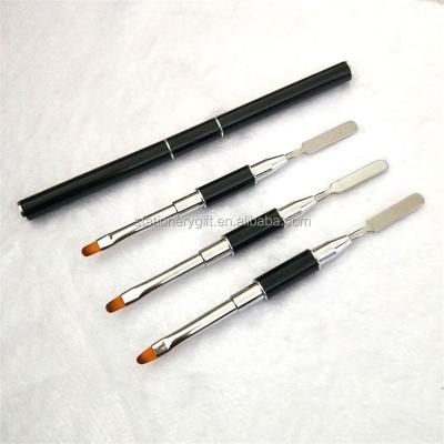 China Black Color Double-Ended Gel Brush And Picker Customized By CLOU for sale