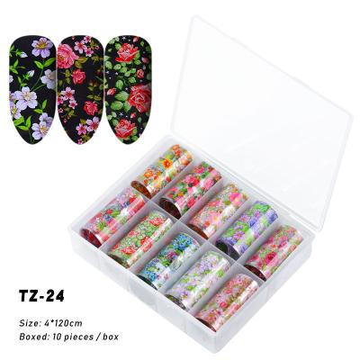 China Nail Art DIY 2021 Wholesale Nail Art Stickers Set 3d Adhesive Wraps Designs Acrylic Decals For Nail Tops for sale