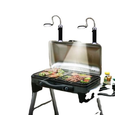 China Super Bright Outdoor Cloth Barbecue BBQ LED Grill Light Use Magnetic Low Adjustable Battery Night Lighting BBQ Tools for sale