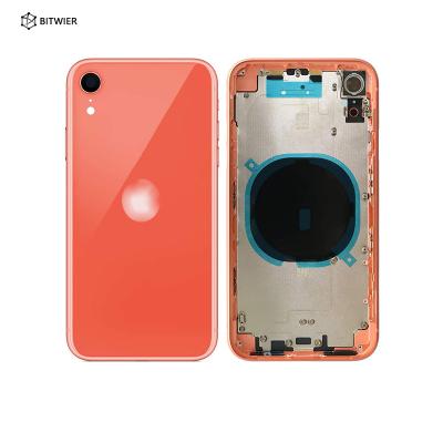 China Bitwier Glass Phone Replacement Xr Battery Cover Full Back Housing For iPhone xr Battery Back Housing for sale