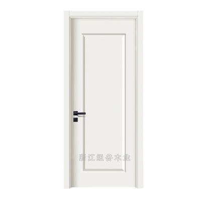 China Modern Smooth 1 - Panel Core Solid White Primed Interior MDF Door for sale