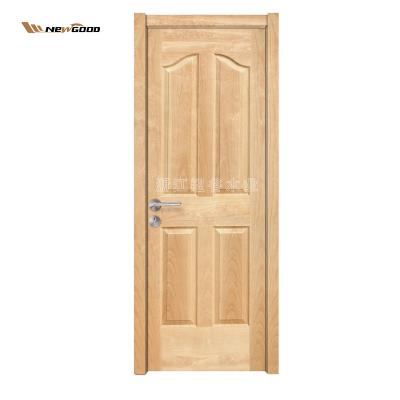 China Newgood Modern Wooden Office Swing Half Doors Barn Veneer Door for sale