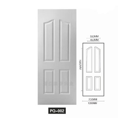 China NW-005 Modern MDF HDF Door White Skin for sale