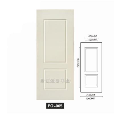 China NW-M01 36x80 2 Panel Traditional Wood Panel Interior MDF Door Skins Primer for sale