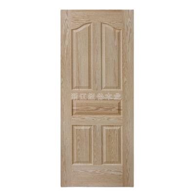 China Traditional Natural Teak Wood Veneer Molded Door Skin for sale