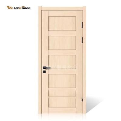 China Modern Newgood 2021 New Design Fold Door Skin Teak Door Shaker Door Pictures for sale