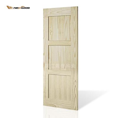 China New Style NW-SK08 Modern Cheap Price Melamine Wooden Door Shaker Door Wooden Ship Door for sale