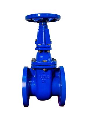 China Bolted Bonnet CI Metal Seat Gate Valve 100mm DIN3352 for sale