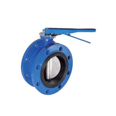 China DI Dubbelflanged Valve Butterfly Valve Manual Type Te koop