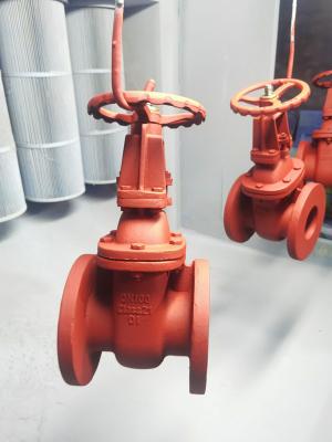 中国 Hard Seat Material Cast Iron Gate Valve DN50 - DN300 For Gas 販売のため