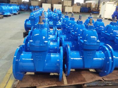 China EN1092 F5 Gate Valve Cast Iron Flange End Within Manual Operation for sale