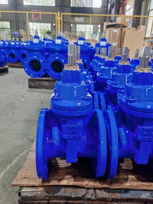 China DN50-DN800/2''-32'' Soft Seat Non-Rising Stem Gate Valve For Petrochemical Industry for sale