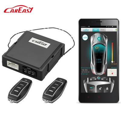 China New design GPS/GSM/GPRS two way communications smartphone APP two way car alarm system with remote engine start for sale