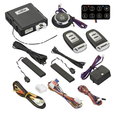 China Full Functions PKE Engine Stop Start System PKE Push Button Passive Keyless Keyless Start System Smart PKE Entry Car Alarm With Remote Engine Starter for sale