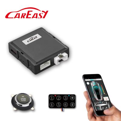 China GPS/GSM/GPRS Smartphone Control GPS/GSM Car Alarm System with Engine Starter and Push Button Remote Engine Start Stop for sale