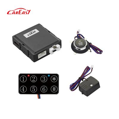 China High Quality Push Button Engine Start Stop CarEasy Engine Start Car Alarm System Working With Original Remote Control for sale