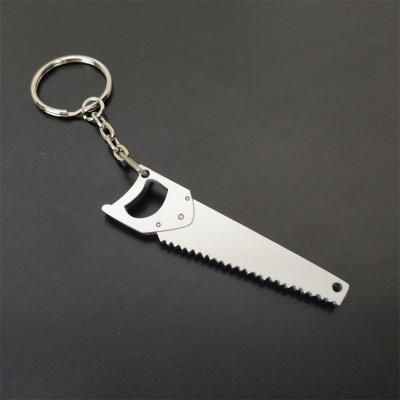 China DYE Sublimation Heat Press Saw Form Sublimation MDF Key Chain Custom Wooden Keychain Double Sided Key Chain for sale