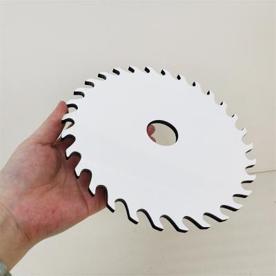 China Europe new arrival 2021 sublimation blank wood saw blades deco customized signs for christmas gift for sale