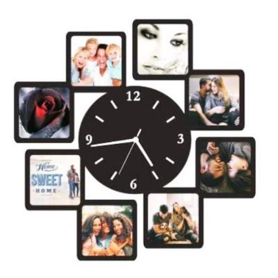 China Radio Blank Wooden Wall Clock For Dye Sublimation for sale