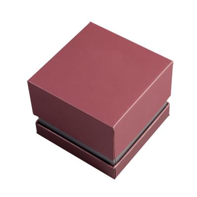 China Handmade Custom Logo High Quality Luxurious Lid And Base Box For Jewelry With Crankle Paper Fill for sale