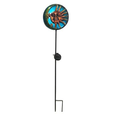 China Wholesale High Quality Garden Durable Using Sun Powered Garden Stick Face Solar Powered Solar Light for sale