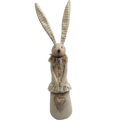 China 2021 Modern Promotion New Febric Plush Rabbit Stuffed Bunny Easter Decoration for sale