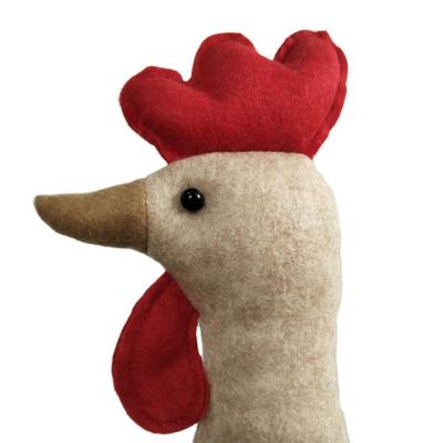 China Modern Rooster Stuffed Rooster Easter Decoration Plush Bedding Room Companion Pillow for sale