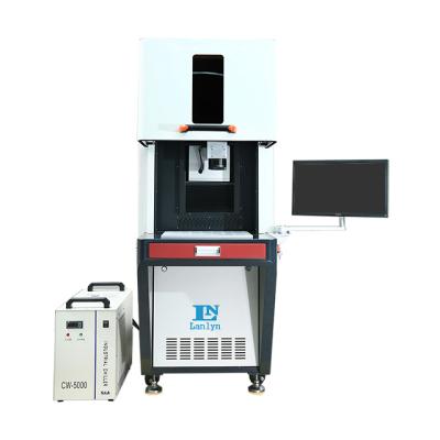 China Laser Marking Lanlyn Laser Factory Sale 375nm 3D UV Laser Marker/Laser Printer For Food Packaging Industry for sale