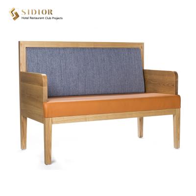 China Environmental Protection Restaurant Booth Sofa Leather Booth Seating 85cm height for sale