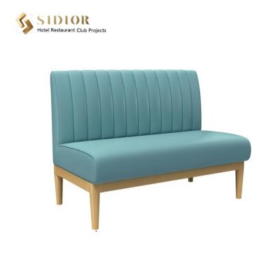 China 0.48 CBM Mid Century Restaurant Booth Sofa Seating for sale