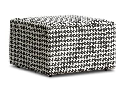 China Ottoman Foot Rest Stool Multifunctional Houndstooth Footstool 80cm for sale