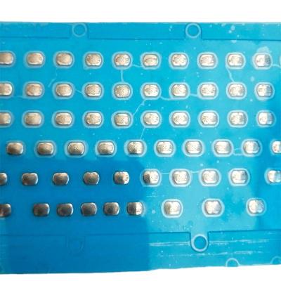 China Custom Mobile Phone Metal Dome Snaps In Different Shapes For Membrane Switch Tactile Keypad for sale