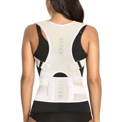 China Magnetic Neck Shoulder Stimulator Support and Lumbar Back Magnetic Chest Corrector Back Brace Posture Brace Lower Back Pain Relief Belt for sale