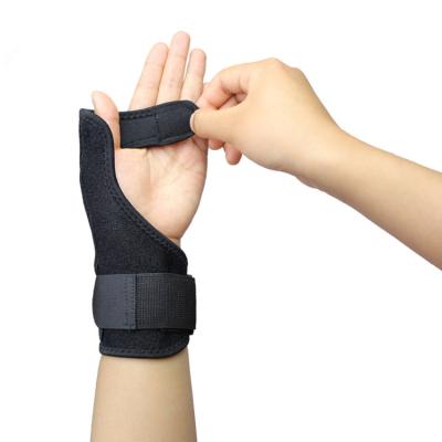 China Holds Thumb Thumb Splint Neoprene Hand Thumb Brace Stabilizer Adjustable Guard with Steel Backer for sale