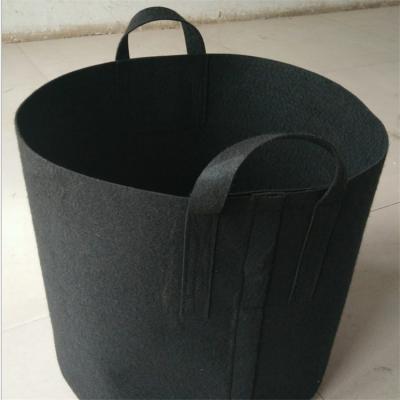 China Non-woven Fabric Heavy Duty Thickened Nonwoven Fabric Pots Grow Bags With Handles for sale