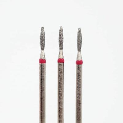 China Popular 2.35mm Nail Cuticle Diamond Clean Nail Drill Bit for sale