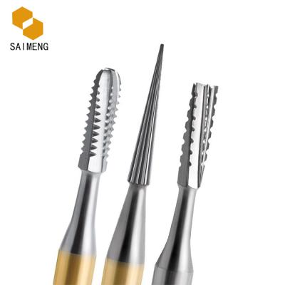 China SaiMeng FG Dental High Quality Tungsten Arbor Carbide Desktop Dental Drill Bit for Dental Lab Clinic for sale