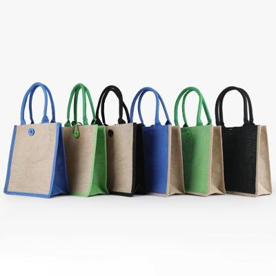 China 100% eco-friendly jute sacks online wholesale, jute sack custom, colorful jute sack for sale