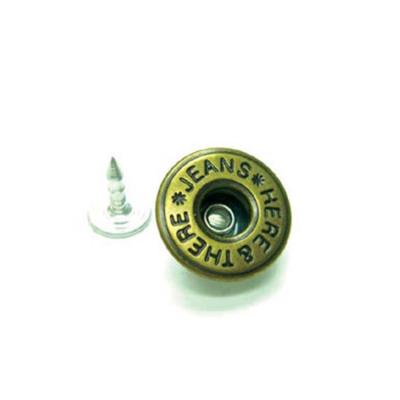 China Good Price New Product Metal Plastic High Quality Material Garment Accessory Button Garment Price for sale