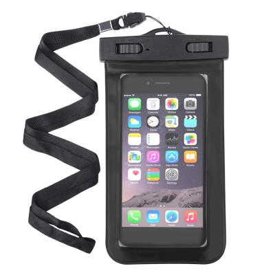 China Pocket Waterproof Inflatable Waterproof Mobile Phone Bags 30M Cover Underwater Dry Case For iPhone 5 Plus 5S 6 6S For Samsung S8 for sale