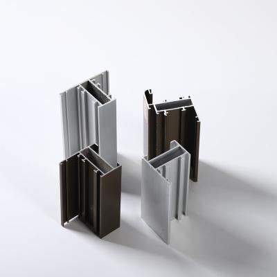 China door & Window Wholesale 6063 T5 Aluminum Extruded Profiles Color Anodizing Surface Treatment for sale