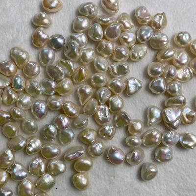 China New Simple Design Freshwater Pearl Big Loose Keshi Pearl Sizes Different Cultured Pearl 9.5-10mm Make Tailor For Birthday for sale