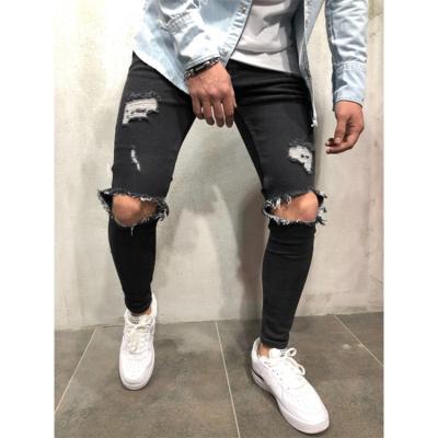 China IVY New Arrival 2021 Men's Casual Hole Breathable Out Of Clothing Mens Jeans Denim For Stylish Men for sale