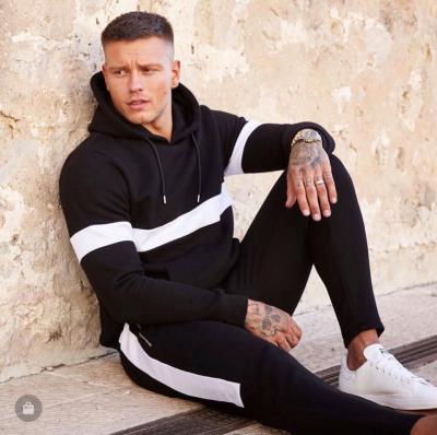 China Wholesale Winter Breathable Logo Solid Color Blank Sweatsuit Custom Made Sets Jogging Suits Two Pieces Sweater For Men for sale