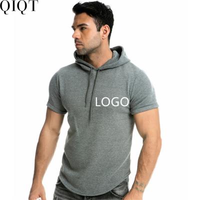 China IVY Best Design Men's Hoodies Short Sleeve O Neck Anti-Shrink LOGO Sweatshirts Casual Jogging Tracksuit Custom Made for sale